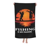 Serviettes Branle-Toi Jusqu'À Ce Qu'Elle Avale Drap De Bain Facile À Entretenir Drap De Plage Légère Serviette De Plage pour Sport Voyage Camping 80X130CM