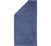 Serviettes Cawö Life Style Uni 7007, Coton, bleu nuit, 50 x 100 cm