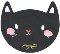 Serviettes chaton, 15x13 cm, mélange (1 paquet / 20 pcs.)