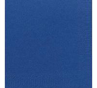 Serviettes Cocktail Duni 3 plis bleu foncé 24x24cm 250 pcs