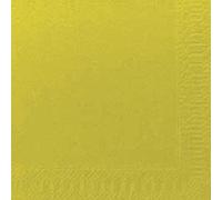 Serviettes Cocktail Duni 3 plis Uni kiwi 24x24cm 250 pcs