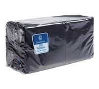 Serviettes cocktail noires 250 mm - Katrin - Carton de 2000 Noir G