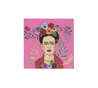 Talking Tables Accessoires de Fête Frida Kahlo | Serviettes de Table Fleuries | Serviette Papier Frida | Lot de 20