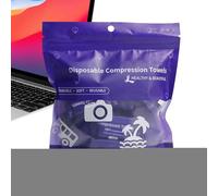 Serviettes Compressées En Pastilles - Portables Douces Absorbantes 30 Pièces | Lingettes De Toilette Comprimées Pour Le Visage,Pour Spa Centre Salle De Bain Plage Hôtel Gym Maquillage Beauté Douche