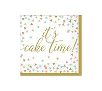 serviettes Confetti Confetti Fun 33 x 33 cm 36 pièces