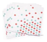 Serviettes - Confettis - 33cm - 20 pièces - Scrapcooking Party Multicolore G