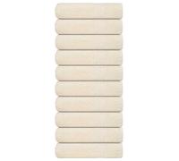vidaXL Serviettes de Bain 10 pcs crème 100x150 cm 360 g/m² 100% Coton, Serviette, Ensemble de Serviettes de Bain, Serviette d'hôtel