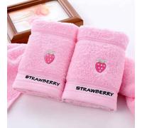 Serviettes De Bain En Coton Absorbant Brodées Pour Enfants,Serviette De Visage Pour Bébé,Mouchoir Doux Pour,Trucs De Douche,25x50cm - Type C