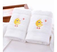 Serviettes De Bain En Coton Absorbant Brodées Pour Enfants,Serviette De Visage Pour Bébé,Mouchoir Doux Pour,Trucs De Douche,25x50cm - Type G