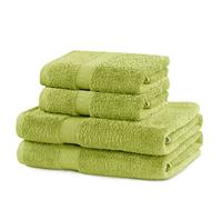 DecoKing Marina Ensemble de serviettes de bain en coton absorbant, Coton, Céladon, 2*50x100 + 2*70x140