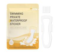 Serviettes de bain pourPériode pour filles, 6,3 x 17,72 pouces Serviettes de bain périodiques étanches, fournitures de soins personnels pourZones intimes Menstruation sous les maillots de bain organes