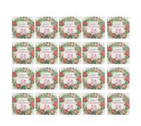 Serviettes de cocktail de Noël, serviettes de Noël, 20 serviettes décoratives pour fêtes de Noël - Serviettes en papier de Noël 6,5 x 6,5 pouces, serviette en papier à main, serviettes en papier I