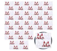 Serviettes de cocktail de Noël - Serviettes de table en papier doux et décoratif | Vaisselle traditionnelle du Père Noël pour fêtes de cuisine et événements