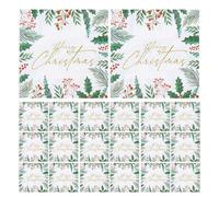 Serviettes de fête mouchoirs pour le visage, serviettes pour invités de Noël, serviette de visage résistante pour invités - Serviette en papier de soie à 2 couches, décoration élégante pour le dîner