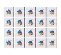 Serviettes de fête, serviettes de table | Serviettes de vacances de nettoyage carrées, serviettes en papier absorbant, serviettes de table 20 charges, décorations, décoration de table familiale