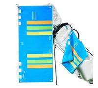 Serviettes de golf - Tapis de golf 5 en 1 | Tissu réutilisable en fibre fine pour camping, tournoi, jeu, sports d'été, voyage, gym, entraînement, fête des pères