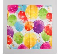 Serviettes De Papier ""Ballons Brillants"", Ensemble 20, 33x33 Cm