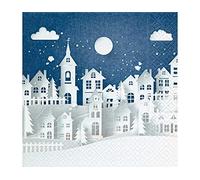 Serviettes de papier Silhouette of town 33x33cm. 20u.