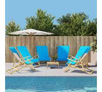 Vidaxl Serviettes De Plage 6 Pcs Turquoise 60x135 Cm Tissu 400 Gsm