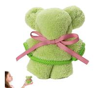 Serviettes de salle de bain en forme d'ours mignon - Absorbantes en forme d'animal - Pour cadeaux d'anniversaire, souvenirs d'invités, événements de mariage