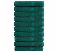 Serviettes de Sauna de Qualité Supérieure Paréos Draps de Bain 4 pcs Vert vidaXL