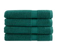 Serviettes de Sauna de Qualité Supérieure Paréos Draps de Bain 4 pcs Vert vidaXL