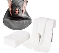Serviettes de Spa pour le Visage - Douces et Professionnelles en Microfibre pour Esthéticiennes et Massage (Blanc, 5 Pièces)