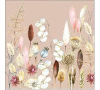 Serviettes de table - AMBIENTE - Paquet de 20 - 3 plis - 33x33cm - En papier de soie - Jetable - Motif pot-pourri