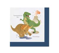 Amscan Serviettes de table Happy Dinosaures motif Lot de 20 33x33 cm Jaune