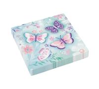 Serviettes de table - AMSCAN - Papillon - 33 x 33 cm - 16 pcs - Multicolore