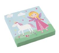 Serviettes de table - AMSCAN - Princess - 33 x 33 cm - 20 pièces - Multicolore
