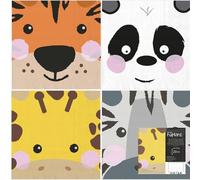 Serviettes de table en forme d'animaux pour le petit fan d'animaux 20 pcs Pour les fêtes