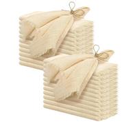 Serviettes de table en gaze de coton violette, 24 pièces, 32x32cm, réutilisables, torchons de thé, décor de Table de fête de mariage, de noël, bavures rétro