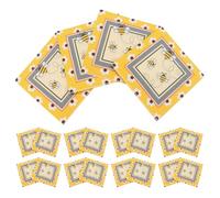 Serviettes de Table Jetables Abeille 120 Pièces en Papier pour Fête | Thème Abeille Amusant, Impressions Cartoon Colorées, Usage Extérieur, Dîner de Fête, Emballage Pratique