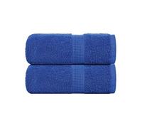 Serviettes de toilette 2 pièces FROGN Bleu 30 x 30 cm 100 % coton 136704