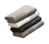 Serviettes de Toilette Coton 4 Pièces en Coton Pur, Six Couches, Visage