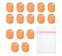 Serviettes Démaquillantes Réutilisables 15 Pièces Double Couche | Usage Sec et Humide, Absorbance Renforcée, Légères pour Camping et Voyage, avec Paquet de Lavage