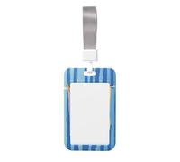 Serviettes d'été sur corde à linge minimaliste coulissant porte-badge d'identification en plastique dur étui de protection pour infirmières bureau