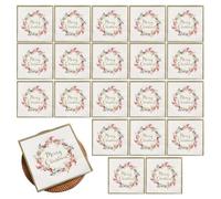 Serviettes d'hiver Serviettes de dîner Joyeux Noël Décoration de fête de Noël Présentoir de salle de bain de Noël Serviettes double couche Serviettes de fête de Noël Serviettes de fête d'hiver 20