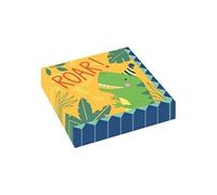 serviettes Dino 33 x 33 cm 16 pièces