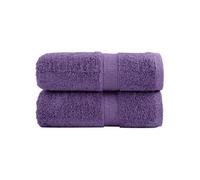 vidaXL Serviettes d'invité Solund Qualité supérieure 2 pcs 600 g/m² Violet