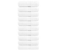 Vidaxl Serviettes D'invité De Qualité Supérieure Solund 10 Pcs Blanc