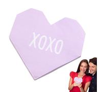 Serviettes d'invités pour la Saint-Valentin, serviettes de dîner en forme de cœur, serviettes en papier décoratives Love Heart Dinner - Belles serviettes de fête de la Saint-Valentin pour la famille