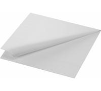 Serviettes Duni blanc 33x33 cm 3 plis 250 pcs pliées