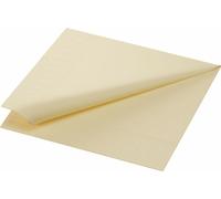 Serviettes Duni cream 33x33cm 3 plis 250 pièces