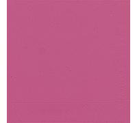Serviettes Duni Uni Fuchsia 33x33cm 20 pièces
