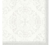 Serviettes Dunilin Duni 40 x 40cm Opulent White 45 pièces