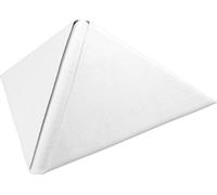 Serviettes Dunilin Klassik blanches non imprimées 48x48 cm 1 paquet
