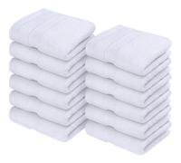 Serviettes d'utopie [12 packs de trottoirs de lavage premium (12 x 12 pouces) 100% coton coton file hautement absorbant et douce et douceur de to