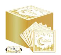 Serviettes Eid Mubarak - Tovaglioli Natalizi di Carta - Décoration Ramadan Table - Un Supplément Élégant pour Votre Table à Manger serviette de table serviette vaisselle jetable pour deco